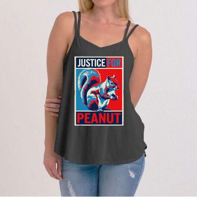 Justice For Peanut The Squirrel P’Nut Pnut Squirrel T Min Women's Strappy Tank