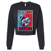 Justice For Peanut The Squirrel P’Nut Pnut Squirrel T Min Cropped Pullover Crew