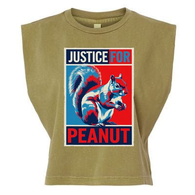 Justice For Peanut The Squirrel P’Nut Pnut Squirrel T Min Garment-Dyed Women's Muscle Tee