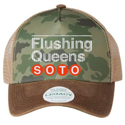 Juan Flushing Queens Platform Sign Legacy Tie Dye Trucker Hat
