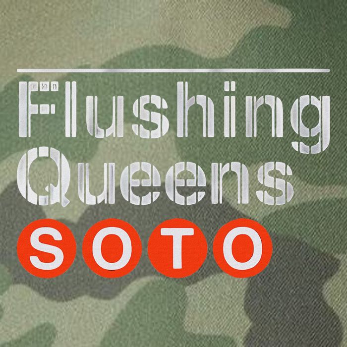 Juan Flushing Queens Platform Sign Legacy Tie Dye Trucker Hat