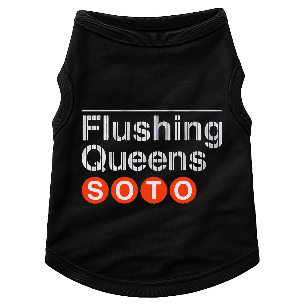 Juan Flushing Queens Platform Sign Doggie Tank