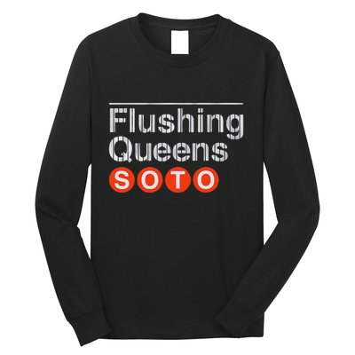 Juan Flushing Queens Platform Sign Long Sleeve Shirt