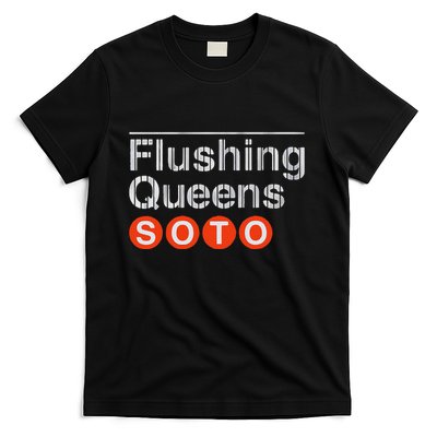 Juan Flushing Queens Platform Sign T-Shirt