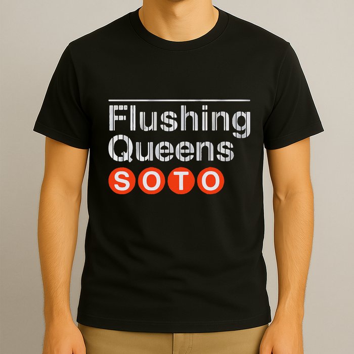 Juan Flushing Queens Platform Sign T-Shirt