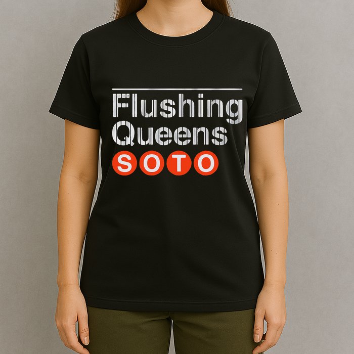 Juan Flushing Queens Platform Sign T-Shirt