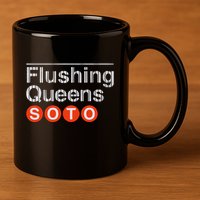 Juan Flushing Queens Platform Sign 11oz C Handle Ceramic Mug