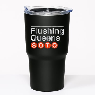 Juan Flushing Queens Platform Sign Tumbler