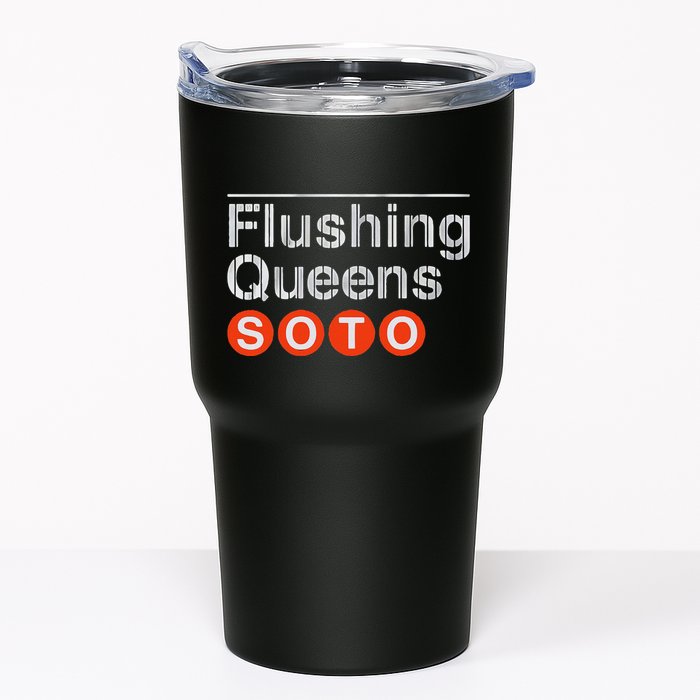 Juan Flushing Queens Platform Sign Tumbler