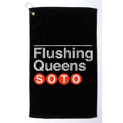 Juan Flushing Queens Platform Sign Golf Towel