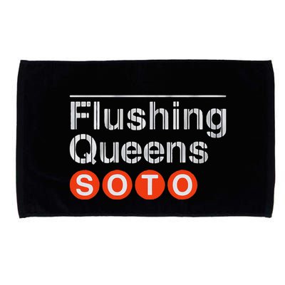 Juan Flushing Queens Platform Sign Microfiber Hand Towel