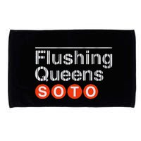 Juan Flushing Queens Platform Sign Microfiber Hand Towel