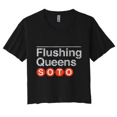 Juan Flushing Queens Platform Sign Crop Top