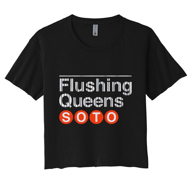Juan Flushing Queens Platform Sign Crop Top