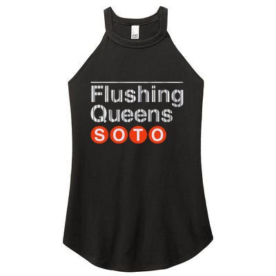Juan Flushing Queens Platform Sign Women's Perfect Tri Rocker Tank