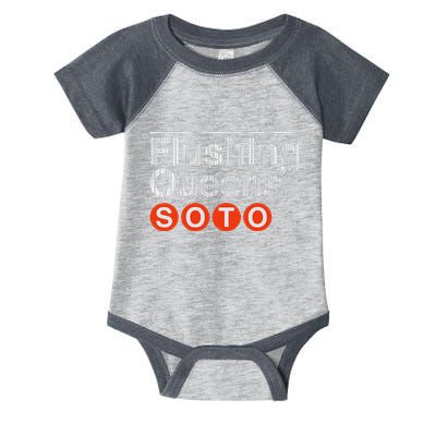 Juan Flushing Queens Platform Sign Infant Baby Jersey Bodysuit