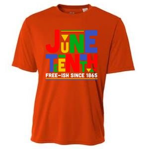 Juneteenth Freegiftish Since 1865 Melanin Black History African Cute Gift Cooling Performance Crew T-Shirt