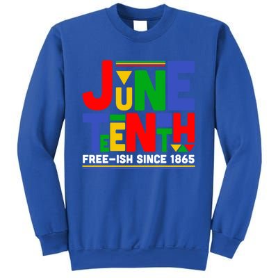 Juneteenth Freegiftish Since 1865 Melanin Black History African Cute Gift Sweatshirt