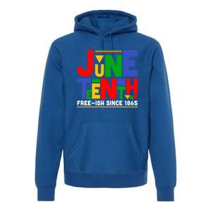 Juneteenth Freegiftish Since 1865 Melanin Black History African Cute Gift Premium Hoodie