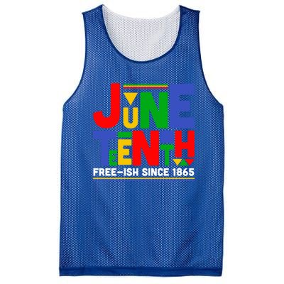 Juneteenth Freegiftish Since 1865 Melanin Black History African Cute Gift Mesh Reversible Basketball Jersey Tank