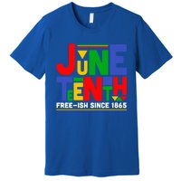 Juneteenth Freegiftish Since 1865 Melanin Black History African Cute Gift Premium T-Shirt