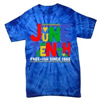 Juneteenth Freegiftish Since 1865 Melanin Black History African Cute Gift Tie-Dye T-Shirt