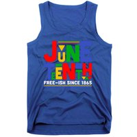 Juneteenth Freegiftish Since 1865 Melanin Black History African Cute Gift Tank Top