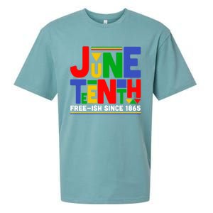 Juneteenth Freegiftish Since 1865 Melanin Black History African Cute Gift Sueded Cloud Jersey T-Shirt