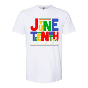 Juneteenth Freegiftish Since 1865 Melanin Black History African Cute Gift Softstyle CVC T-Shirt