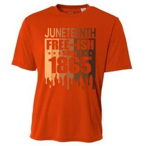 Juneteenth Freegiftish Since 1865 Melanin Black History Cute Gift Cooling Performance Crew T-Shirt