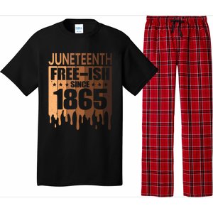 Juneteenth Freegiftish Since 1865 Melanin Black History Cute Gift Pajama Set