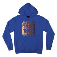 Juneteenth Freegiftish Since 1865 Melanin Black History Cute Gift Hoodie