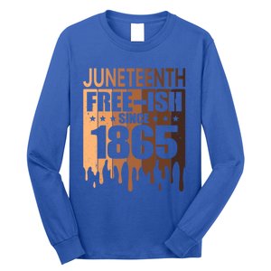 Juneteenth Freegiftish Since 1865 Melanin Black History Cute Gift Long Sleeve Shirt