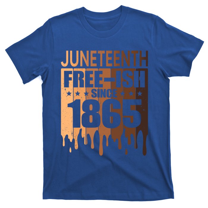 Juneteenth Freegiftish Since 1865 Melanin Black History Cute Gift T-Shirt