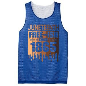 Juneteenth Freegiftish Since 1865 Melanin Black History Cute Gift Mesh Reversible Basketball Jersey Tank