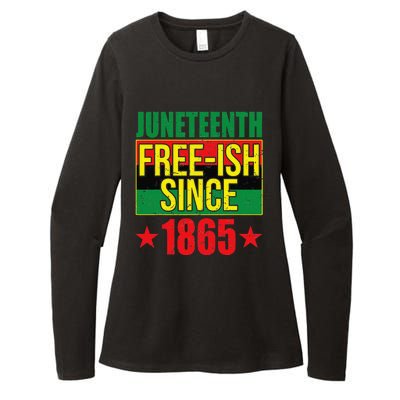 Juneteeth Freeish Since 1865 Black History AfroAmerican Womens CVC Long Sleeve Shirt