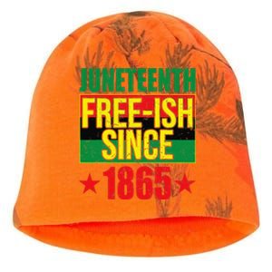 Juneteeth Freeish Since 1865 Black History AfroAmerican Kati - Camo Knit Beanie