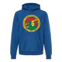 Juneteenth Freegiftish Since 1865 Vintage Black History Meaningful Gift Premium Hoodie