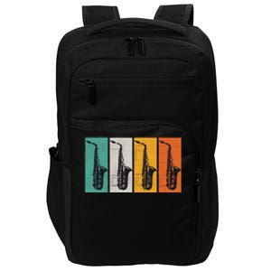 Jazz Funk & Soul Retro Saxophones Impact Tech Backpack