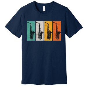 Jazz Funk & Soul Retro Saxophones Premium T-Shirt