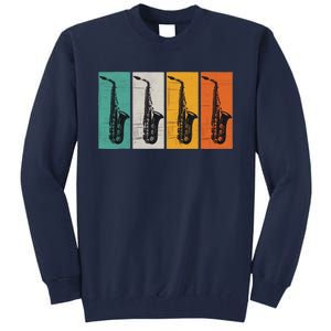 Jazz Funk & Soul Retro Saxophones Tall Sweatshirt