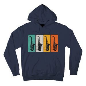 Jazz Funk & Soul Retro Saxophones Tall Hoodie