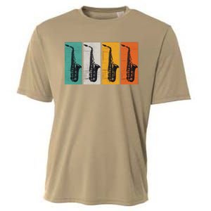 Jazz Funk & Soul Retro Saxophones Cooling Performance Crew T-Shirt