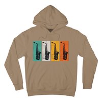 Jazz Funk & Soul Retro Saxophones Hoodie