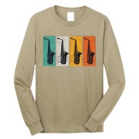 Jazz Funk & Soul Retro Saxophones Long Sleeve Shirt