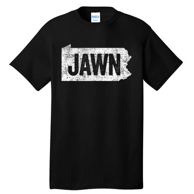 Jawn Funny Slang Philadelphia Vintage Tall T-Shirt