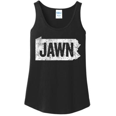 Jawn Funny Slang Philadelphia Vintage Ladies Essential Tank