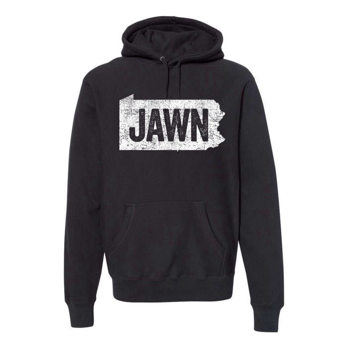 Jawn Funny Slang Philadelphia Vintage Premium Hoodie