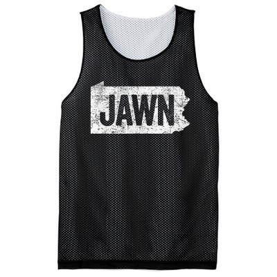 Jawn Funny Slang Philadelphia Vintage Mesh Reversible Basketball Jersey Tank