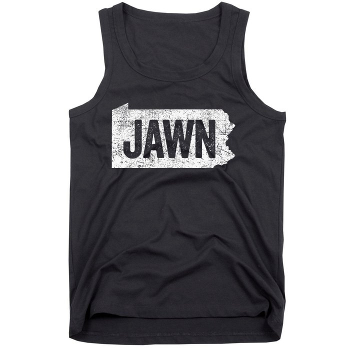 Jawn Funny Slang Philadelphia Vintage Tank Top